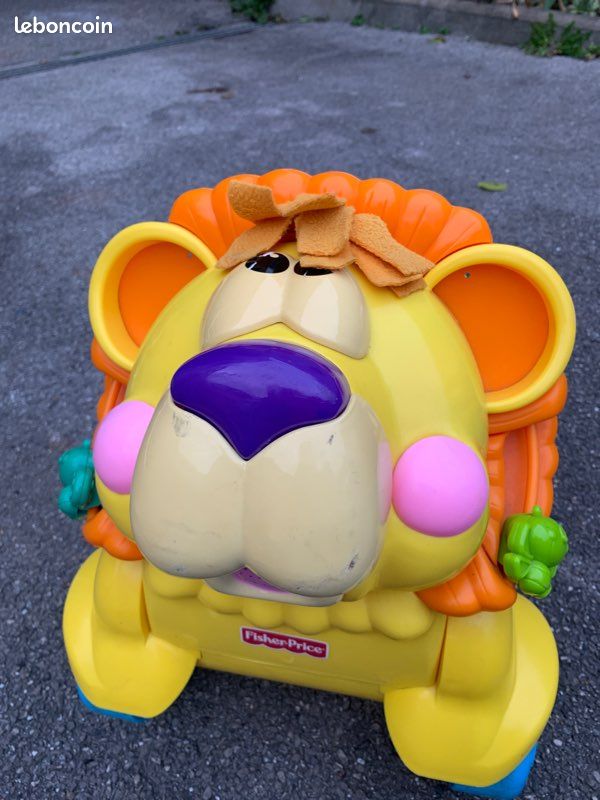 Trotteur Pousseur Fisher Pousseur Lion Porteur Musical Pousseur
