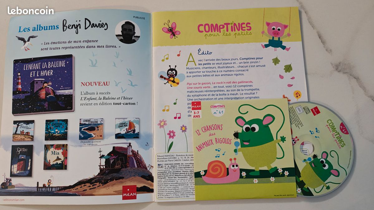 Comptines pour les petits n°41 avec CD (image 5)