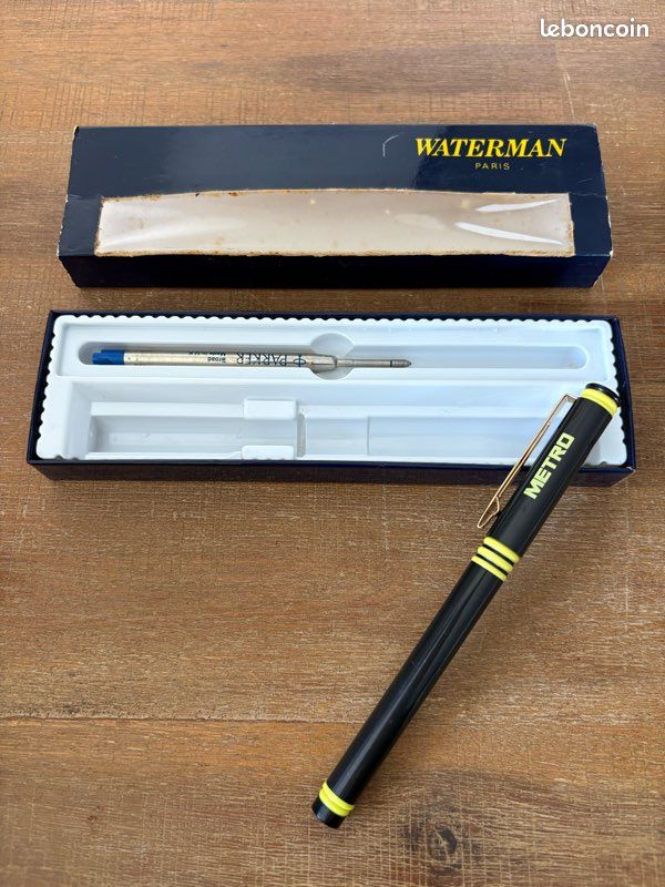 Stylo Bille Waterman Forum Vintage - Modèle Agora-Venezia - Neuf De Stock Années 80-90