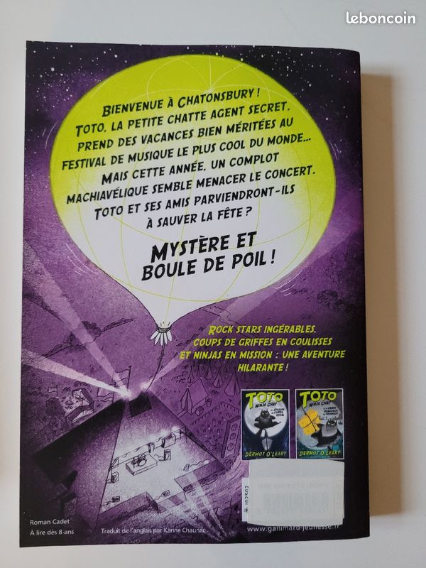 Lot 3 tomes Toto Ninja chat de Dermot O'Leary (image 7)