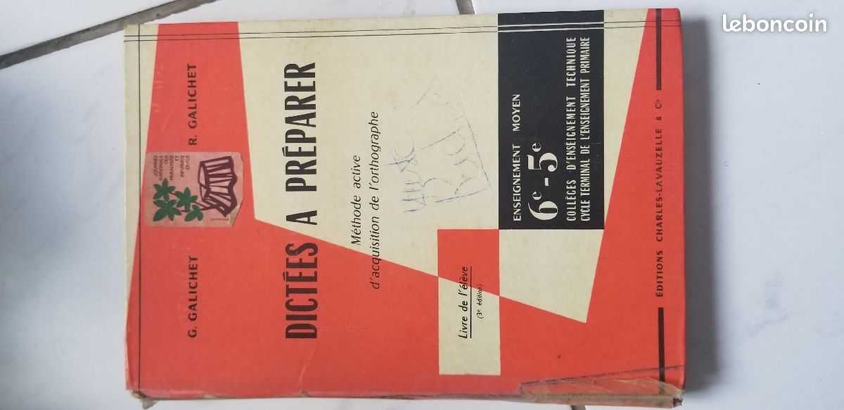 Livre dictées à préparer (image 1)