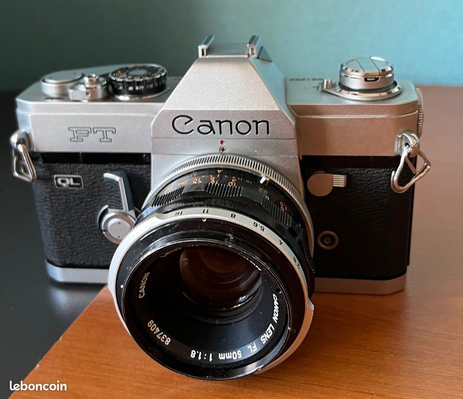 Appareil Photo Canon FT QL Avec Objectif FL 50mm – Fonctionne, Occasion
