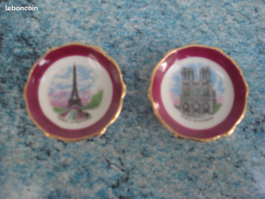 Lot de 2 mini assiettes (image 1)