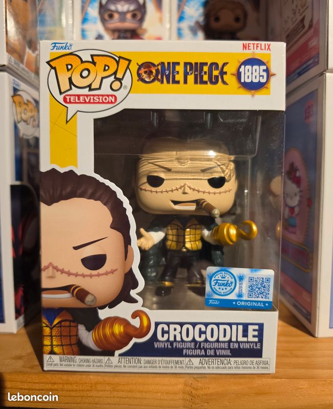 Funko Pop! Crocodile – One Piece – Figurine Vinyle 9 Cm – Collection Officielle – Cadeau Fan Anime