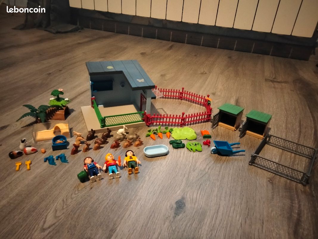 Maisonnette des rongeurs et clapier à lapin playmobil (image 1)