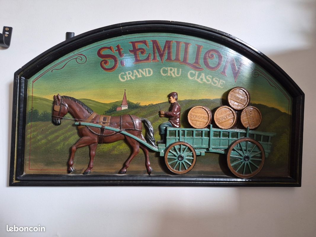 Tableau vintage Saint-Émilion (image 1)