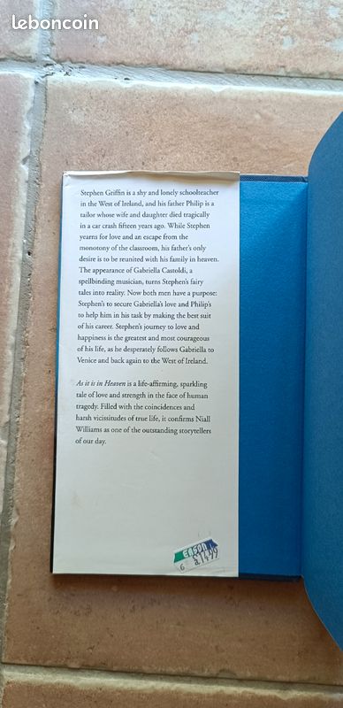 Livre As it is in Heaven de Niall Williams (image 2)