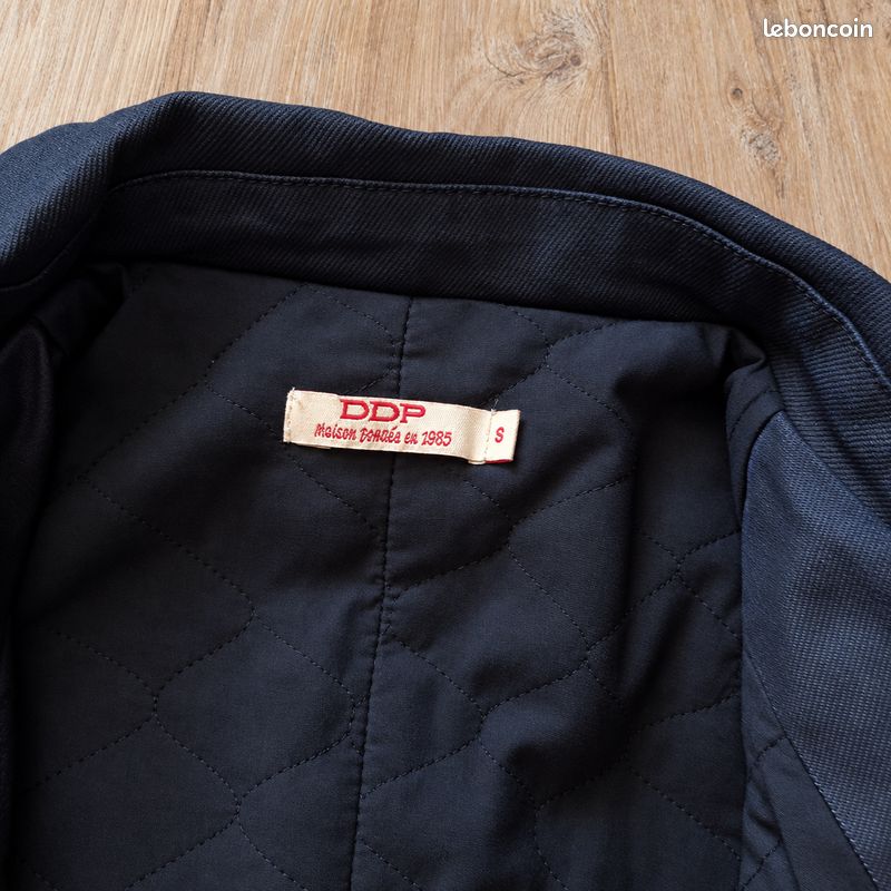 Manteau Court Caban noir/bleu marine Homme Taille S – Zippé Boutons pressions Poches Intérieur matelassé – DDP – Automne / Printemps (Mi-saison) Quotidien / Ville (image 18)