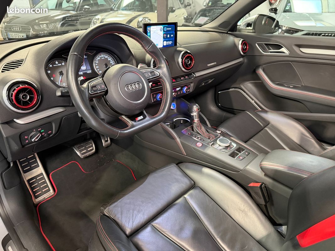 AUDI S3 CABRIOLET 2.0 TFSI 300cv QUATTRO S-Tronic 6 / BO / GRIS NARDO / CARPLAY / ENTRETIEN COMPLET (image 14)