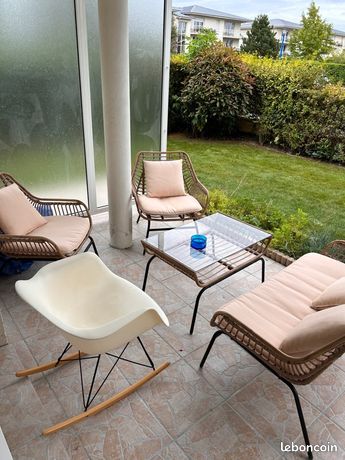 Appartement jardin 3 pièces