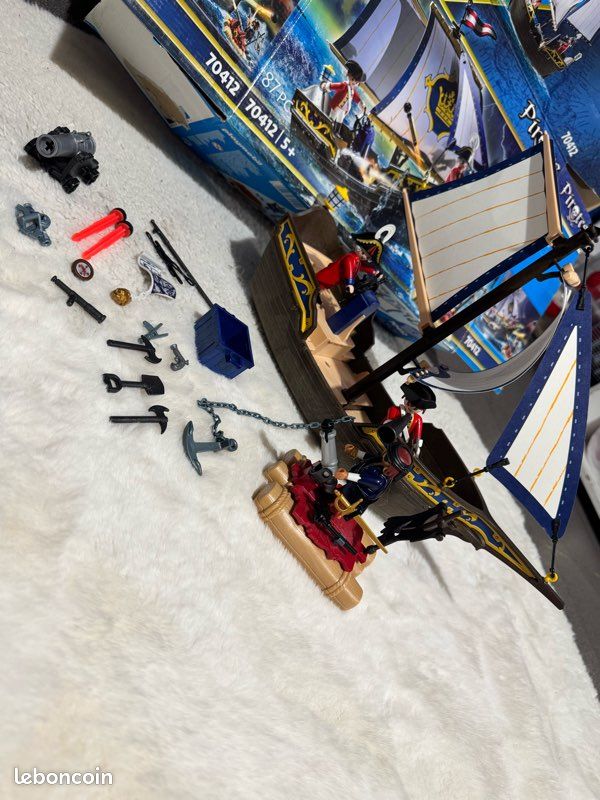 PLAYMOBIL 71418 Chaloupe des pirates, Les pirates, Avec PLAYMOBIL 71418 Chaloupe des pirates, Les pirates, Avec