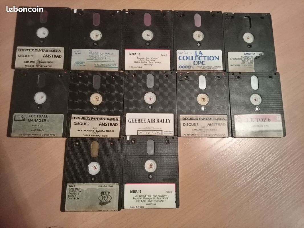 Disquette Jeu Amstrad CPC SDAW - Lankhor - 1990 Véritable Disquette