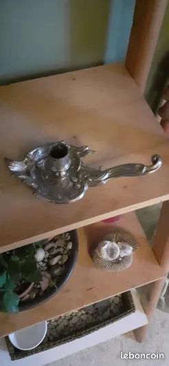 Ancien bougeoir de forme flamme (image 5)