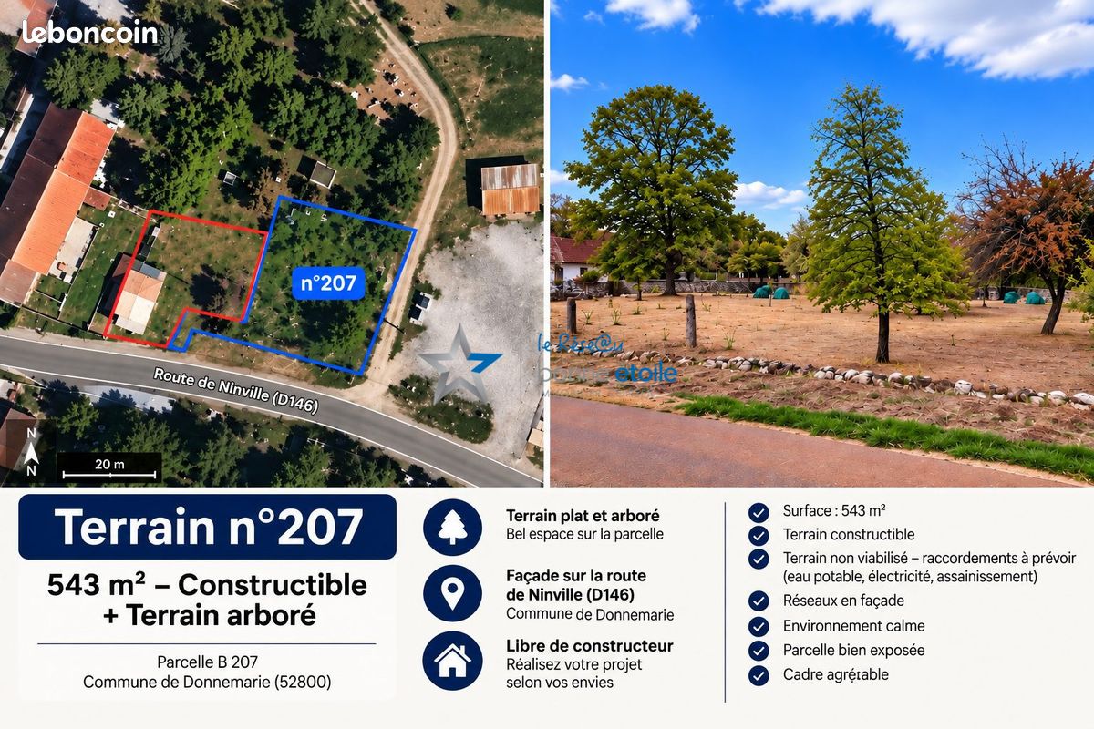 Terrain 543 m² · à Nogent · 543 m² · 12 000 €