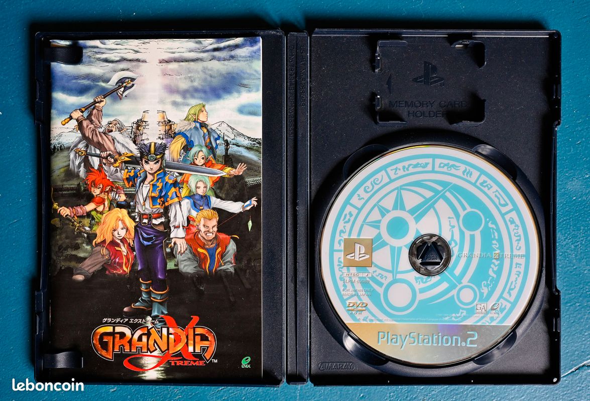 Jeu PS2 Grandia Xtreme - Version Japonaise (JAP) - Bon État Pour Collectionneur