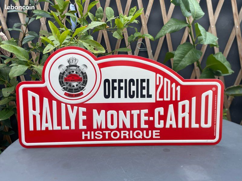 Plaque de rallye MONTE CARLO 2011 Organisation Valence Plaque de rallye MONTE CARLO 2011 Organisation Valence