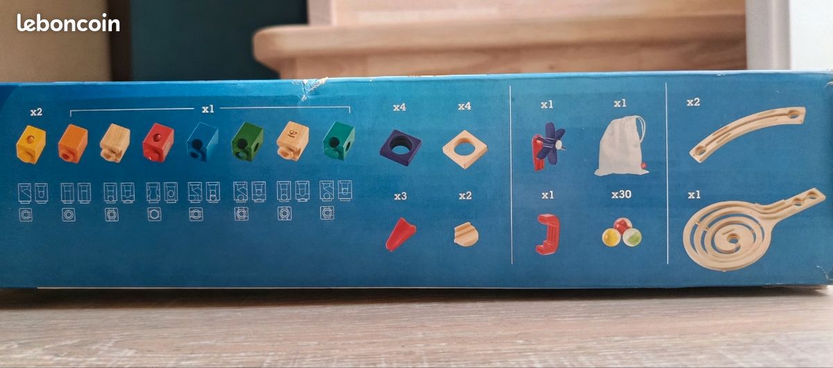 Circuit billes en bois Hape Quadrilla (image 2)