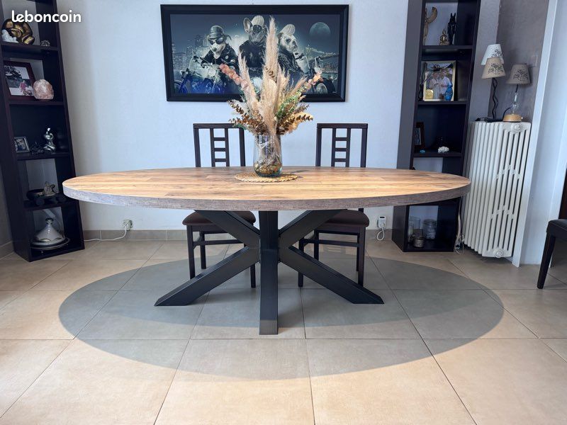 Table haute ovale 8 places (image 4)