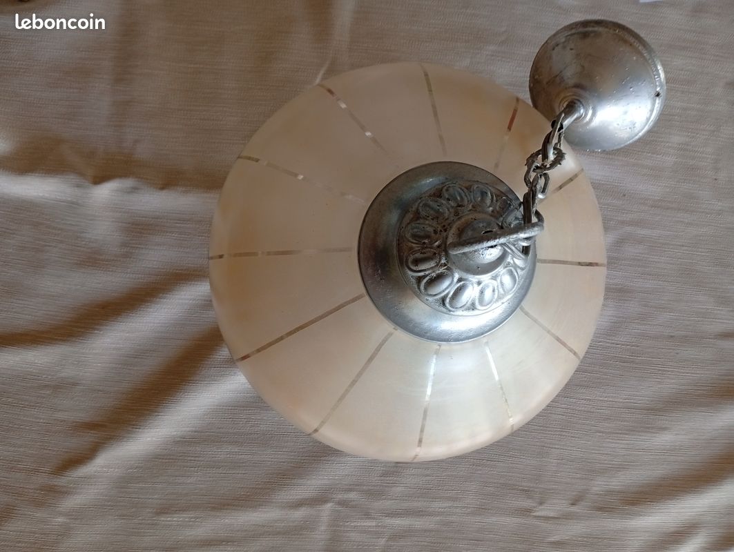 Abat jour en verre vintage ROCOCO DÉCO (image 2)