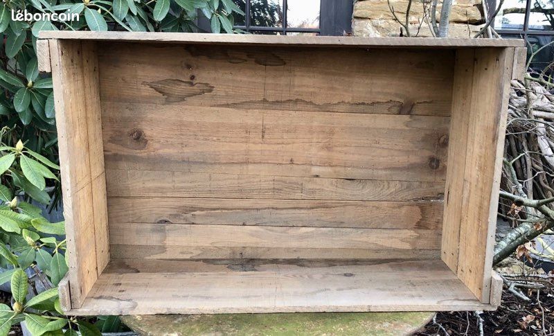 GRANDE Boite Ancienne Caisse en Bois Publicitaire Cacao KOHLER 42 cm