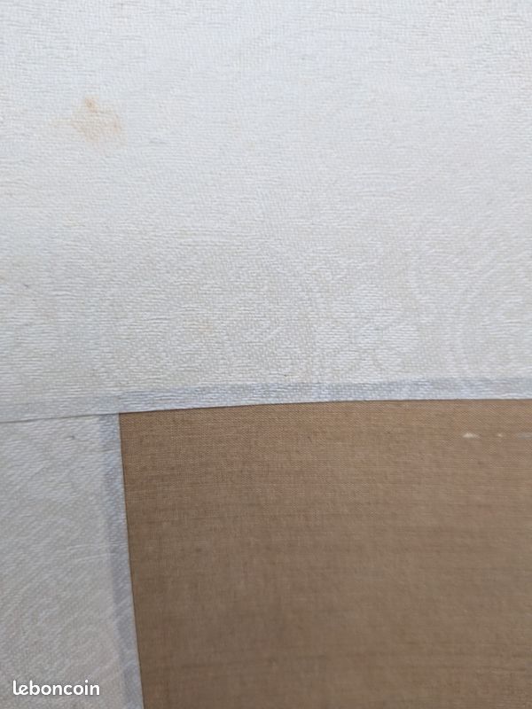 Grande Peinture Chinoise sur Soie 1974 – Signée & Boîte d'Origine (image 11)