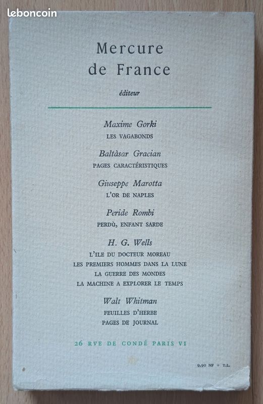 Frédéric Nietzsche : ainsi parlait Zarathoustra - éditions Mercure de France 1958- exemplaire partiellement non découpé (image 2)