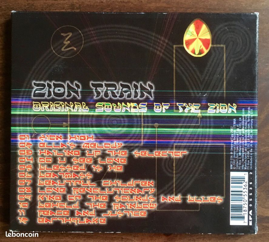 Cd - Zion Train "Original Sounds Of The Zion" - 2002 (image 2)