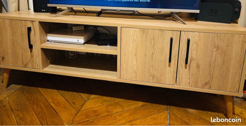 Meuble TV Phénix Maison – bois – style scandinave (image 2)