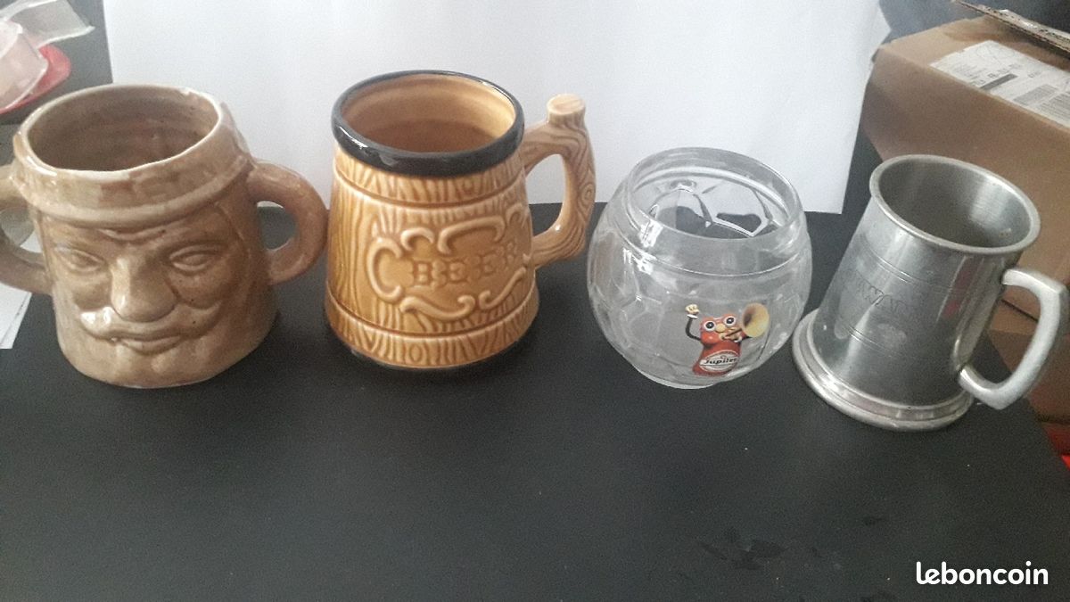 Lot de petites chopes de bières (image 1)