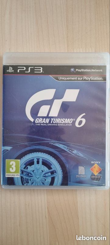 Gran Turismo 6 PS3 – Version Press Promo PAL, Française, état Très Bon