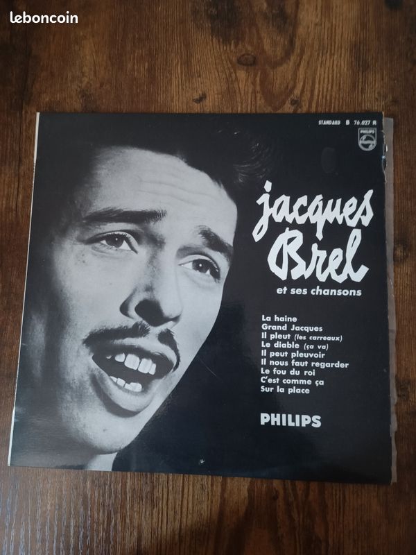 Vinyl 33 tours Jacques Brel (image 1)