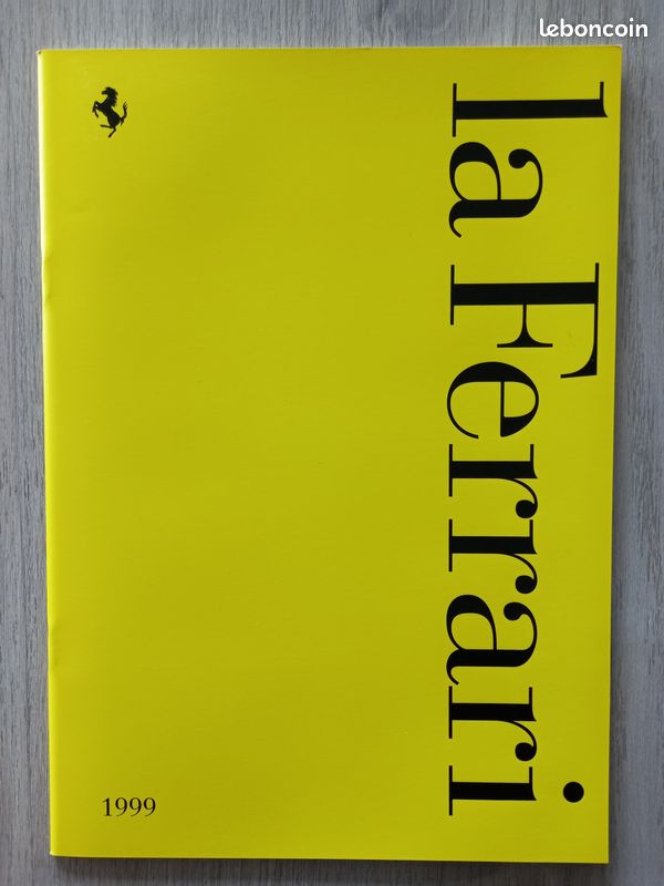 LA FERRARI YEARBOOK 1999 référence 1522/99 36 pages en italien et anglais (image 1)