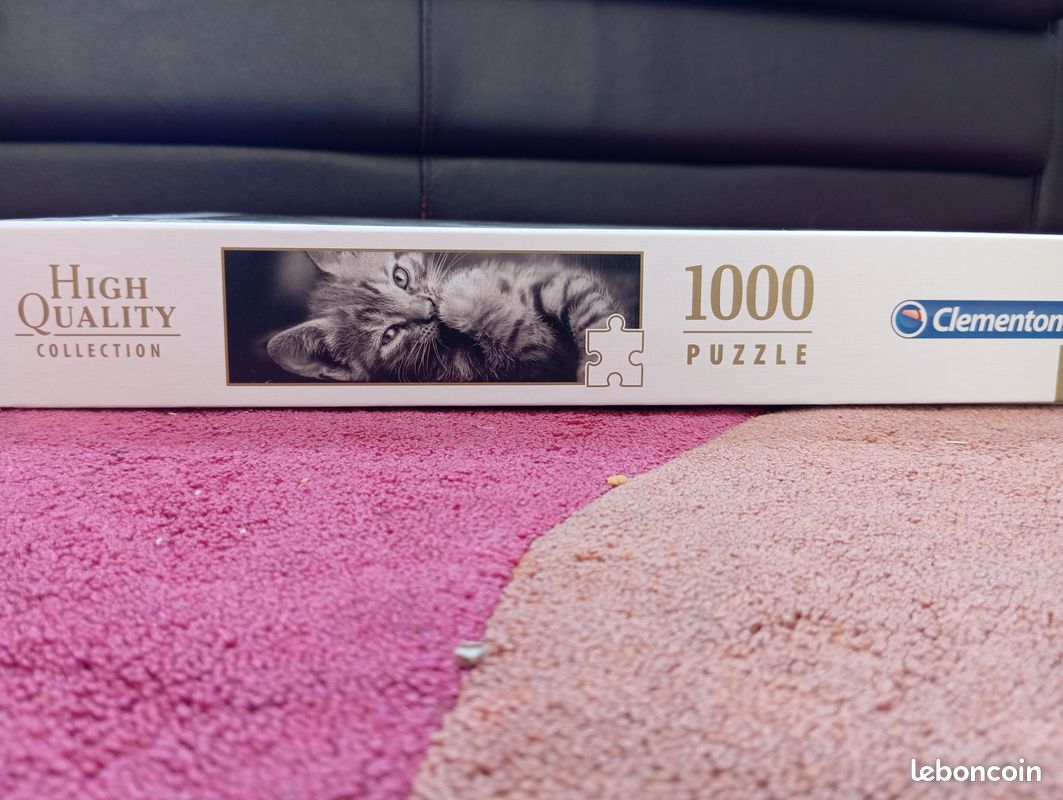 Puzzle Clementoni 1000 Pièces – Lovely Kittens, 70x50 Cm, Fabriqué En Italie