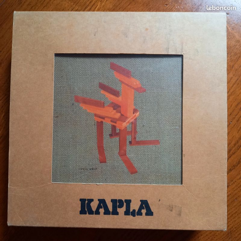 Coffret de 40 planchettes Kapla couleur blanc