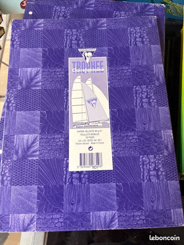 Feuilles simples grands carreaux (image 2)
