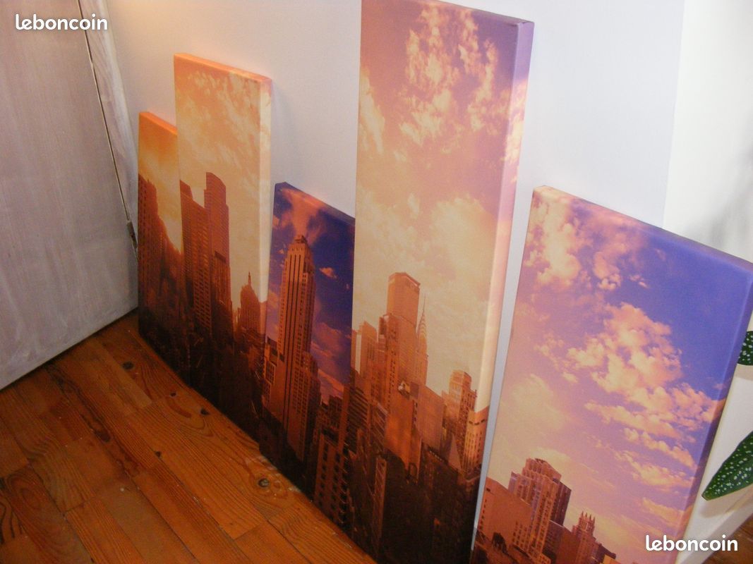 Vue de New York en 5 panneaux (image 3)