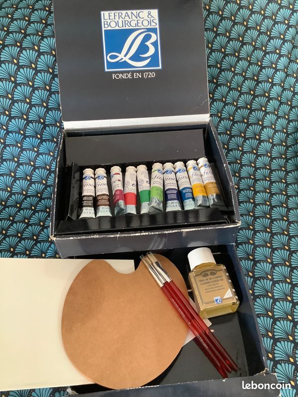 Coffret Lefranc Bourgeois huile fine et accessoires (image 1)