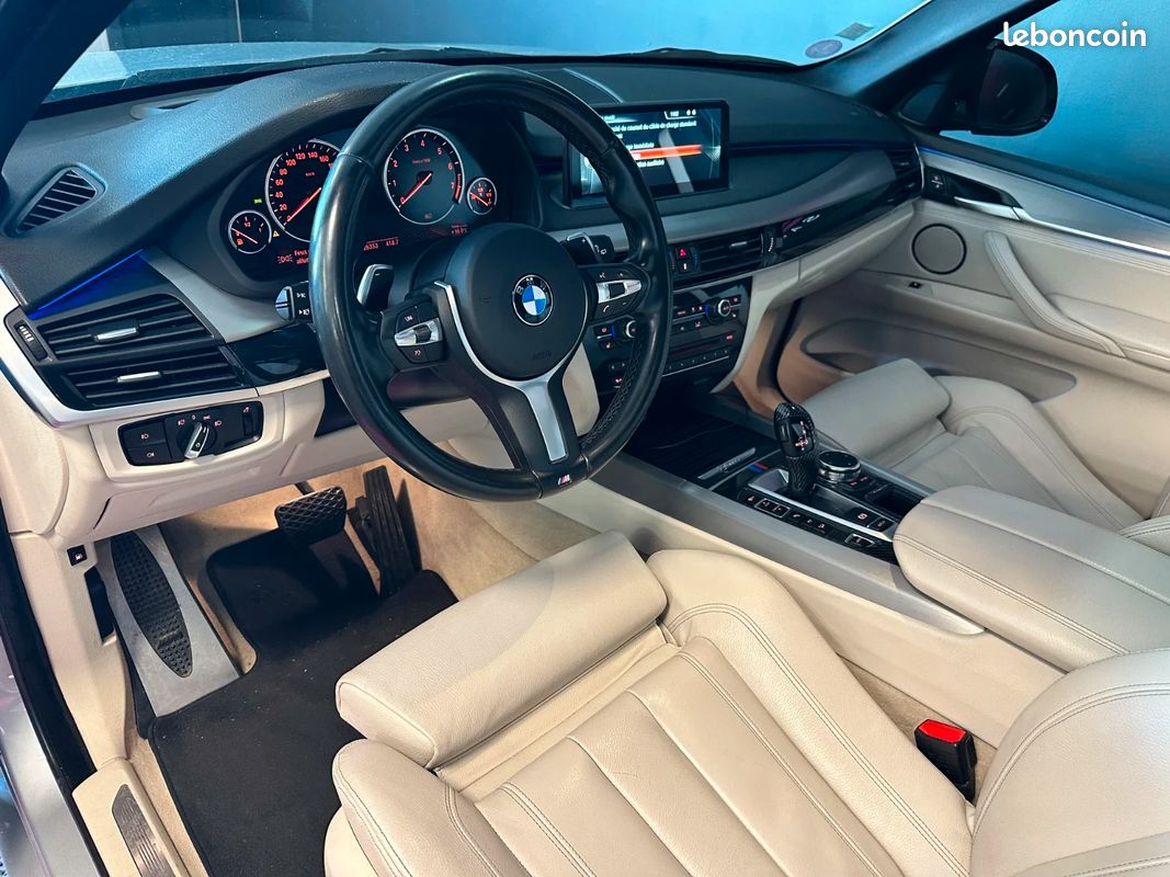 BMW X5 F15 xDrive40e 313 ch BVA8 Pack M - Caméra 360° / Apple Carplay / Toit Ouvrant (image 7)