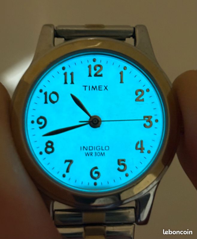 Bracelet Timex Indiglo 16 mm neuf stock ancien vers 1980