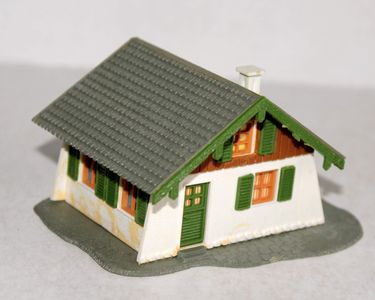 ANDRE PORTE HO N° 122C MAQUETTE GARE DE NEUVY 4 BATIMENT FERROVIAIRE