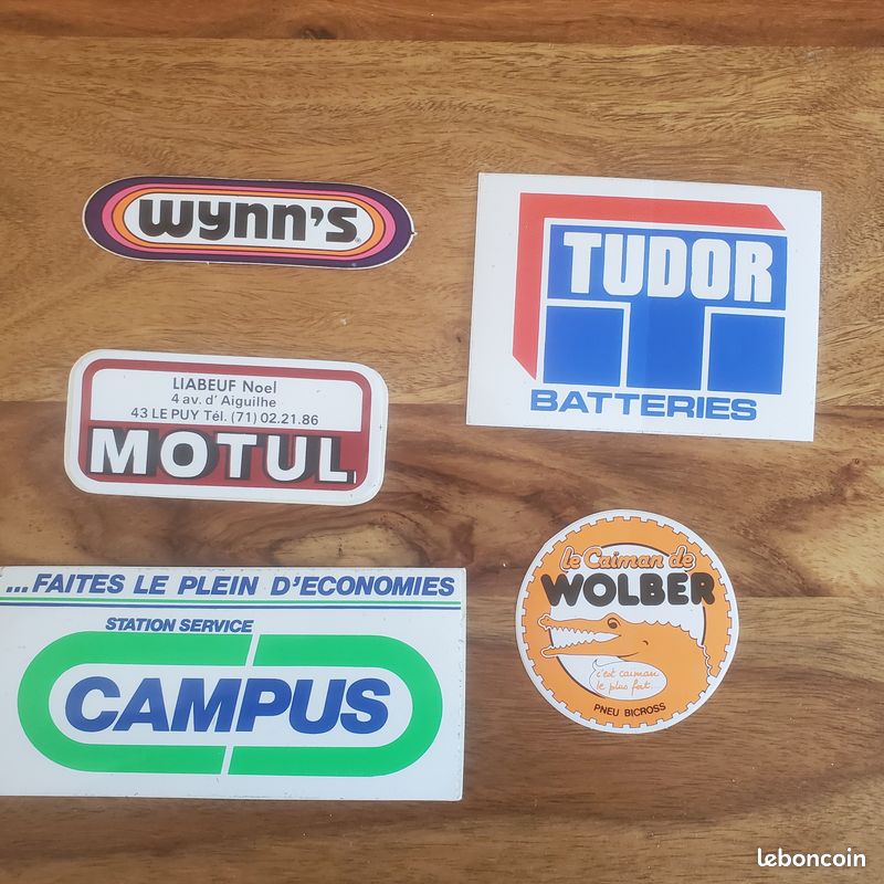 Lot autocollants automobile (image 1)