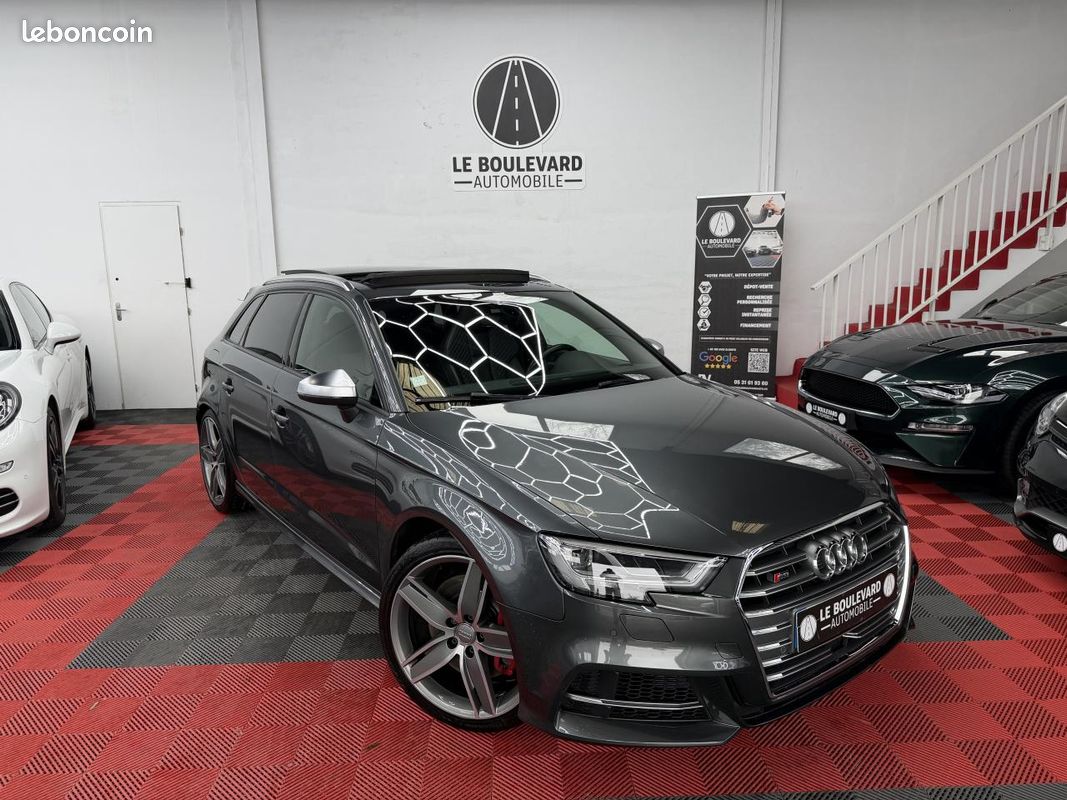 AUDI S3 (334EUROS/MOIS) 8V ABT Sportback 2.0 TFSI 380CV TOIT OUVRANT/SIEGE CHAUFFANT (image 4)