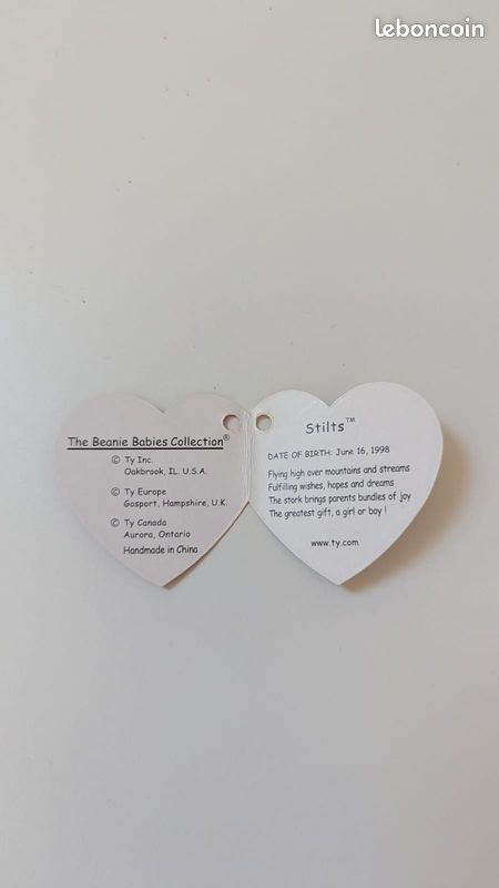 Beanie Baby Cigogne Stilts (image 6)