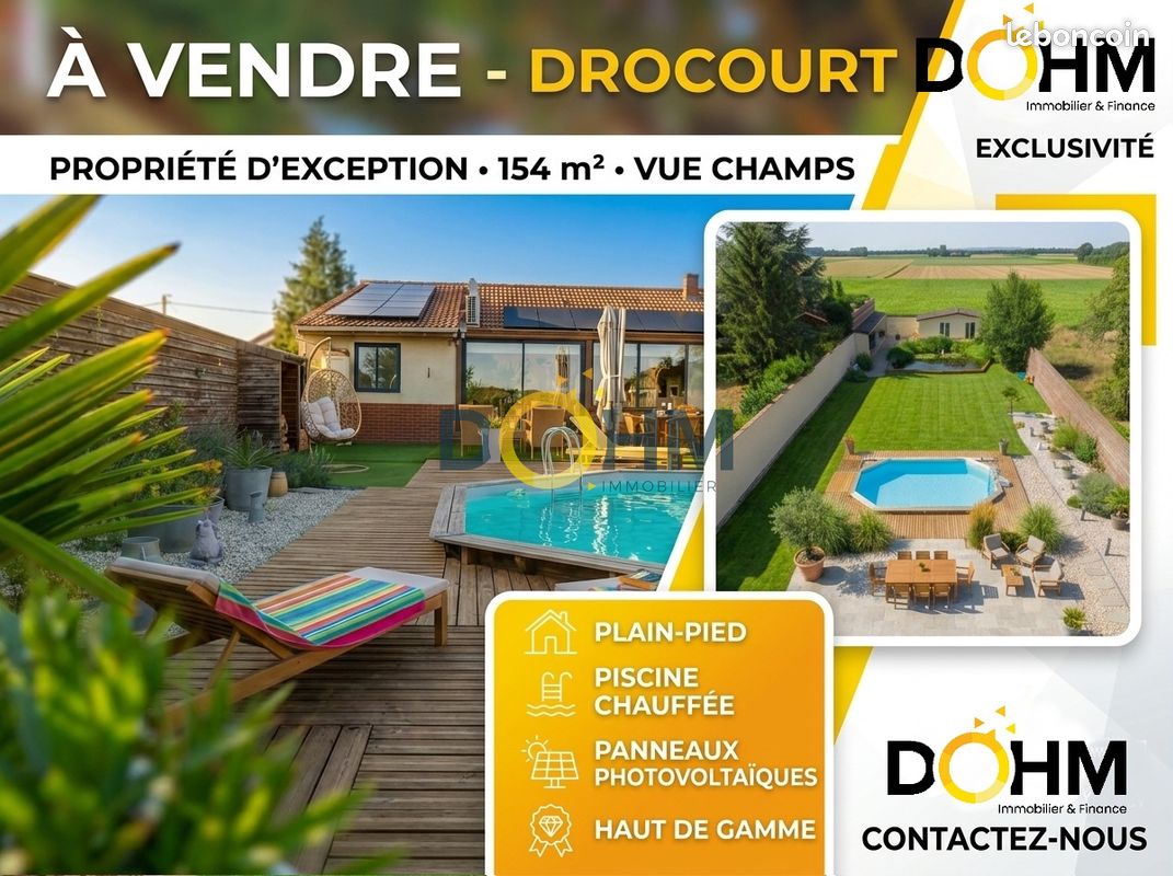 Maison 6 pièces 154 m² · à Drocourt · 154 m² · 320 000 €