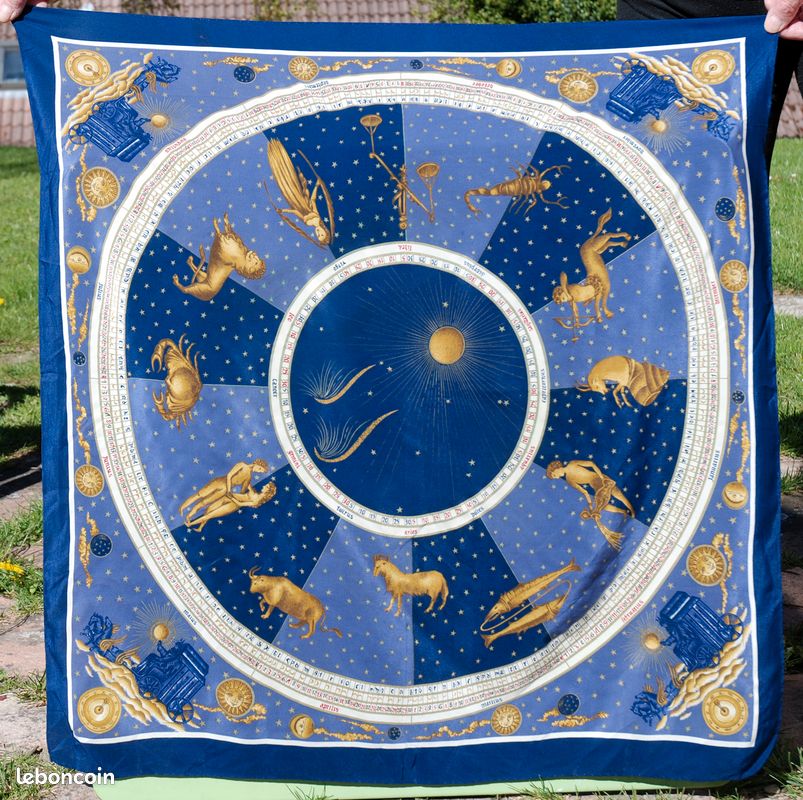 Carré de soie "Les signes du zodiaque" (image 1)