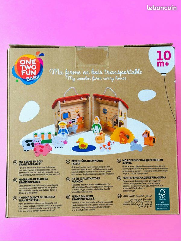 ONE TWO FUN - Maison de transport Ferme en bois - neuf (image 3)
