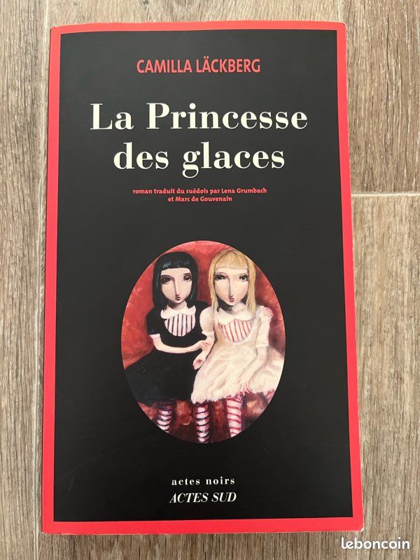 La Princesse des glaces, Camilla Lackberg, actes noirs, Actes Sud, roman policier (image 1)