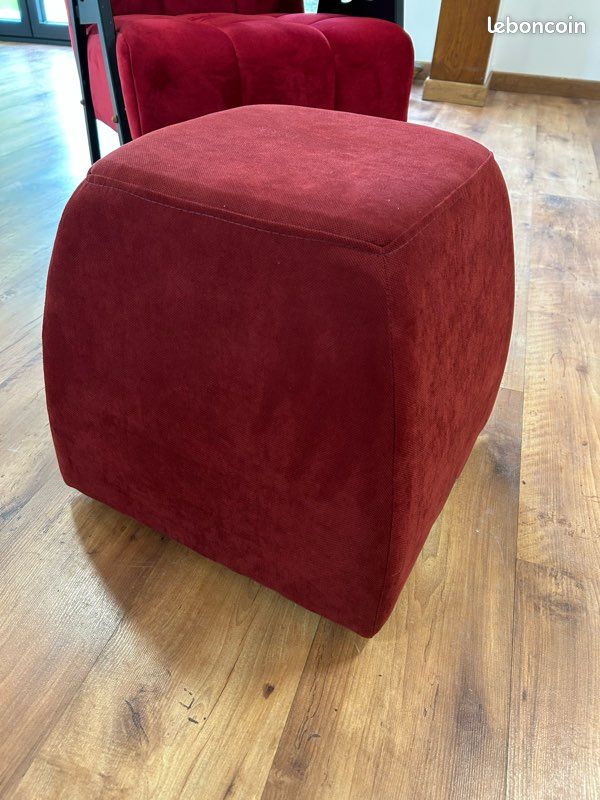 Fauteuil + pouf (image 6)