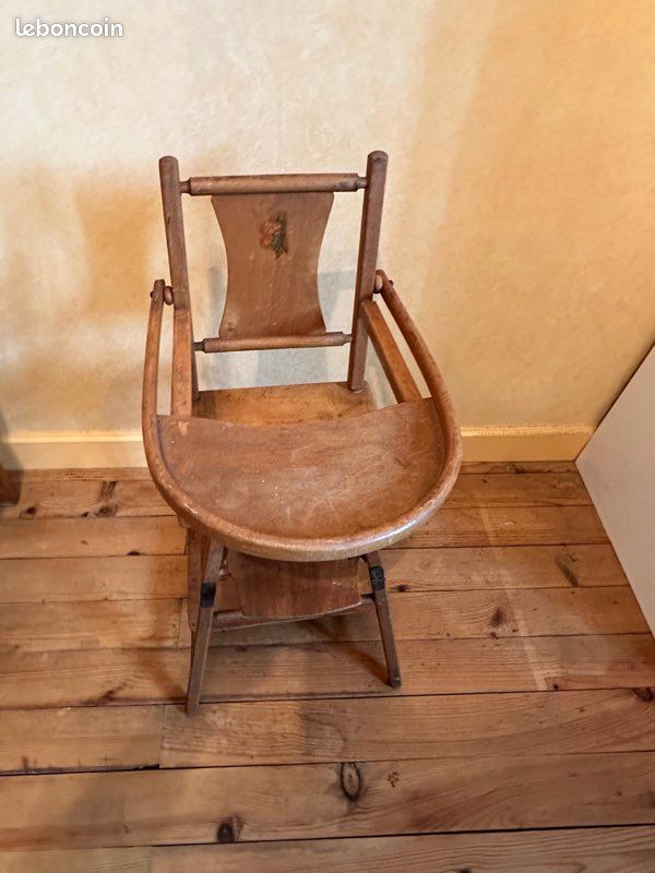 Chaise haute en bois pour poupée Oxybul - Jeux & Jouets