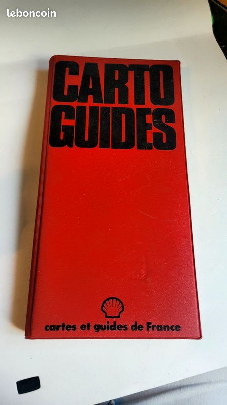 Coffret vintage de cartes routières publicitaires Carto Guides Shell fin année 60 (image 1)